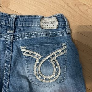 Big Star Jenna Jeans with jeweled pockets